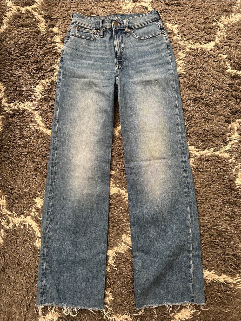 J. Crew Light Blue Wide Leg Jeans